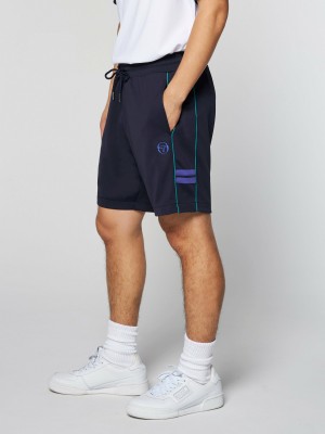 Sergio Tacchini Ascot Track Kurze Hose Herren Blau | WJDN25846