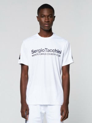 Sergio Tacchini Bimane Mch T-shirts Herren Weiß | GKHC87912