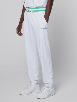 Sergio Tacchini Corsico Jogginghose Herren Weiß Tiefesmintfarben | XNGT48207