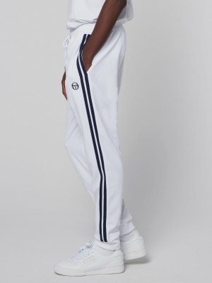 Sergio Tacchini Damarindo Jogginghose Trainingsanzug Herren Weiß Navy | YQXH15728