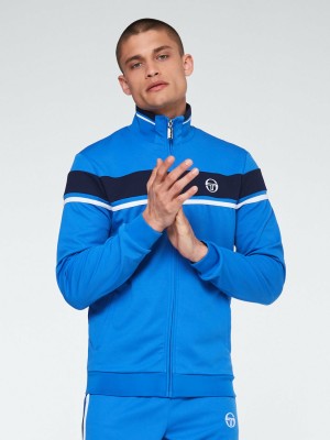 Sergio Tacchini Damarindo Trainingsjacke Jacke Herren Blau Blau | CKDS97461