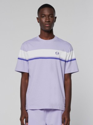 Sergio Tacchini Damarindo T-shirts Herren Lavendel | QLWA26810