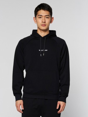 Sergio Tacchini Fine Hoodie Herren Schwarz Weiß | GAJE40156