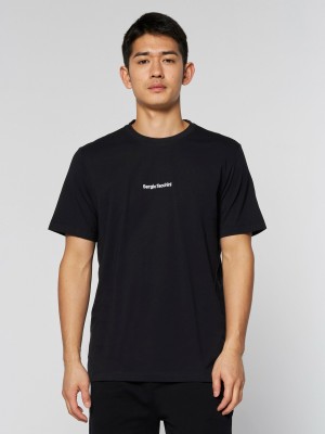 Sergio Tacchini Fine T-shirts Herren Schwarz Weiß | JFNE15470