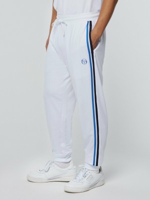 Sergio Tacchini Mesh Damarindo Jogginghose Herren Weiß Blau | XETV79218