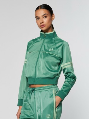 Sergio Tacchini Miss Orion Trainingsjacke Damen Grün | KRIY21549