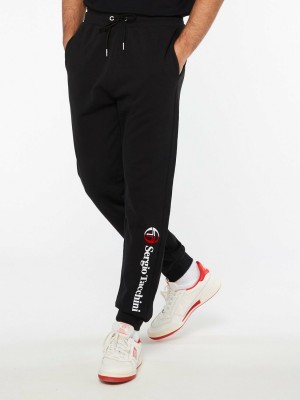 Sergio Tacchini New Iberis Jogginghose Herren Schwarz | CAMY25319