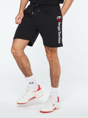 Sergio Tacchini New Iberis Sweatshorts Kurze Hose Herren Schwarz | XYGM70653