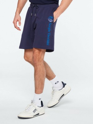 Sergio Tacchini New Iberis Sweatshorts Kurze Hose Herren Blau | VFIU19806