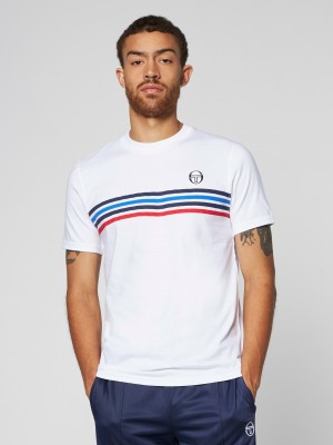 Sergio Tacchini New Melfi Kurzes Sleeve T-shirts Herren Weiß | NYVD60758