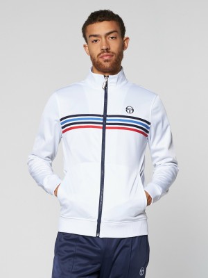 Sergio Tacchini New Varena Trainingsjacke Archivio Jacke Herren Weiß | XRAE57492