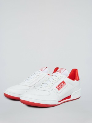 Sergio Tacchini New Young Line Sneakers Damen Weiß Rot | GCTH76849