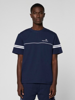 Sergio Tacchini Orion T-shirts Herren Blau | RLWH70613