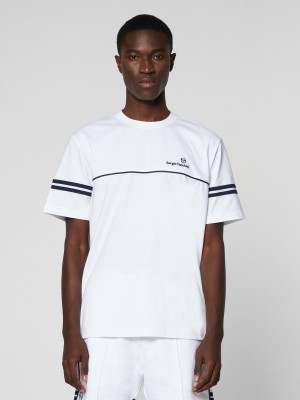 Sergio Tacchini Orion T-shirts Herren Weiß Weiß | TYAW50637