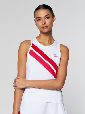 Sergio Tacchini Ortica Muskelshirt Damen Weiß | IRFS92783