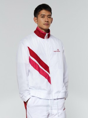 Sergio Tacchini Ortica Tennis Jacket Jacke Herren Weiß | JXAW91782