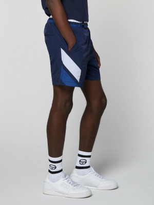 Sergio Tacchini Ortica Tennis Kurze Hose Herren Blau | YZOR73946