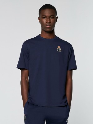 Sergio Tacchini Rally Mch T-shirts Herren Navy | WPQZ25069
