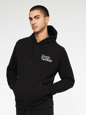 Sergio Tacchini Reverse Hoodie Herren Schwarz | ASKO43589