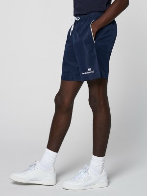 Sergio Tacchini Rob Kurze Hose Herren Navy Weiß | DCHZ65243