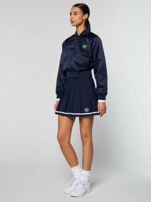 Sergio Tacchini Rosina Bomberjacke Damen Blau | ARYH02876