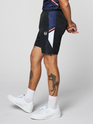 Sergio Tacchini Scaleno Kurze Hose Herren Schwarz Navy | TCEX43612