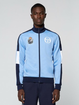 Sergio Tacchini Slam Staff Trainingsjacke Jacke Herren Blau Navy | SKGA26895