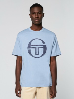 Sergio Tacchini Smesh T-shirts Herren Blau | RZUJ56103