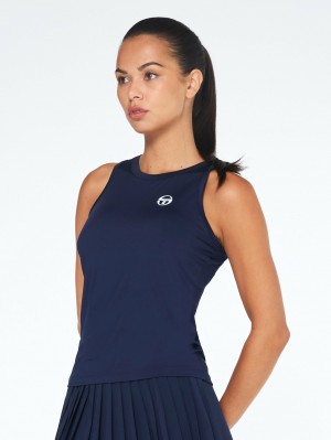 Sergio Tacchini Tcp Muskelshirt Damen Blau | MTYU90426