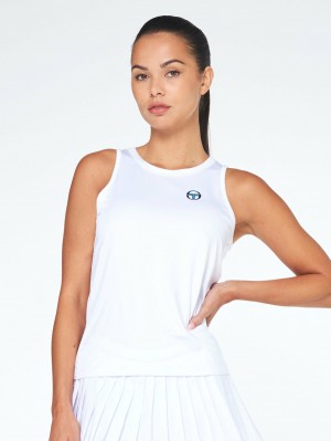 Sergio Tacchini Tcp Muskelshirt Damen Weiß | BDFU72136