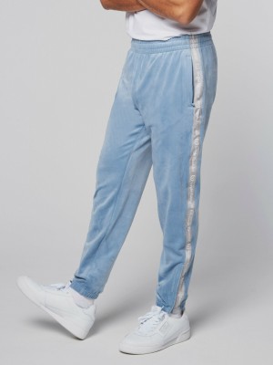 Sergio Tacchini Tipo Velour Jogginghose Velour Trainingsanzug Herren Blau | NTZJ81935