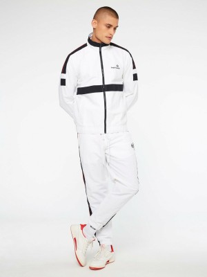 Sergio Tacchini Viva Nylon Trainingsanzug Herren Weiß | JTKC03628